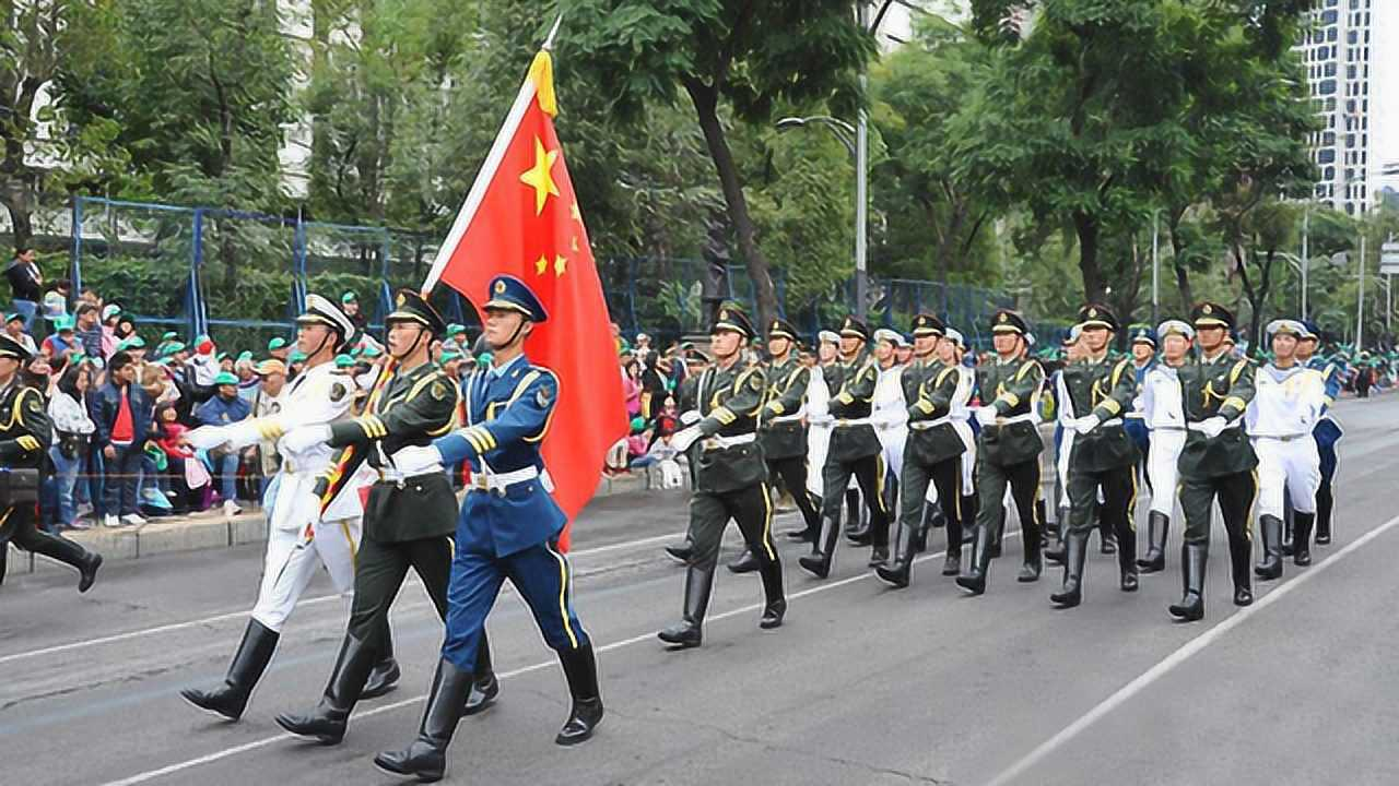 【中墨关系】墨独立日，解放军仪仗队闪亮登场